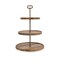 Picnic Time Family Of Brands Tapas 3 Tier Serving Tray, Mango Wood 863-03-511-000-0 - alternate 1