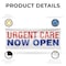 Signmission Urgent Care Now Open, 36 Inch x 96 Inch, Vinyl Banner B-96-30900 - alternate 3
