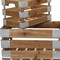 Homeroots Set of Four Natural Solid Wood And Metal Crate, 4PK 487684 - alternate 5