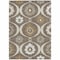 Homeroots 5' X 8' Brown Beige And Taupe Medallion Washable Indoor Outdoor Area Rug 589597 - alternate 5