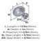 Amerock Vaile 1-3/8 inch (35mm) Length Polished Chrome Cabinet Knob, 10PK 10VMP5301426 - alternate 4