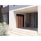 Vdomdoors Front Exterior Prehung Aluminum Double Doors Ronex1033 Teak 1 Sidelight and Top Transom Mirrored RONEX1033DEXD-OAK-W72+16xH96+16-RH-O - alternate 2