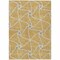 Homeroots 9' X 12' Gold And Ivory Geometric Washable Indoor Outdoor Area Rug 612873 - alternate 5