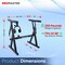 Thepromaster Piano Keyboard Stand, 20-34 Inches Adjustable Portable Universal, Foam-Padded Arms Designed Z Style PRMSKEY44.5 - alternate 5
