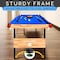Serenelife 4.5ft Folding Pool Table, 55in Portable Foldable Billiards Game Table for Kids and Adults with, Blue SLPTB56 - alternate 3