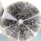 Homeroots 24" X 44" Aqua Charcoal And Silver Abstract Metal Round Discs Hanging Dimensional Sculpture 634062 - alternate 3