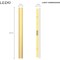 Leeki Outdoor Wall Light Bar Lamp, 24 inch, Gold LKI-1048 - alternate 5