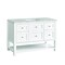 James Martin Vanities Breckenridge 48'' S Vanity, Bright White w/ Victorian Sil Top w/FreePower Wireless Charger 330-V48-BW-FVSL - alternate 3