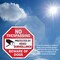 Signmission No Trespassing Protected by Video S, 6 Inch X 6 Inch, Plastic Sign OC-P-6-100 - alternate 6