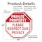 Signmission Private Property Please Respect Our, 10 inch X 10 inch, Plastic Sign, 2PK OC-P-2PACK-10-149 - alternate 5