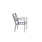 Homeroots Set of Two Dark Gray Aluminum Outdoor Stacking Dining Chairs with Light Gray Cushion, 2PK 489550 - alternate 8