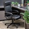 Elama High Back Adjustable Faux Leather Office Chair in Black ELM-F-016 - alternate 2