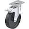 Blickle Swivel Plate Caster, Blk Nylon, 5", Brake LKPA-POA 125G-12-FI - alternate 1