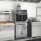 Koolmore 28.15 inch Stainless Steel Professional Charcoal Oven With Warming Racks And Bottom Cabinet KM-CHO28-SS-TRB - alternate 9