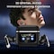 Alpha Digital Bluetooth 5.3 Earbuds- LCD Touch Screen, TWS, 32Hr Battery - Black V8 - alternate 6