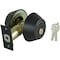 Prosource Deadbolt, 3 Grade, Aged Bronze, 2-3/8 to 2-3/4 in Backset, KW1 Keyway, 1-3/8 to 1-3/4 in Thick Door DBX2V-PS - alternate 1