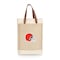 Picnic Time Family Of Brands Cleveland Browns - Pinot Jute 2 Bottle Insulated Wine Bag, (Beige) 539-02-187-084-2 - alternate 1
