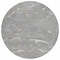 Homeroots 8' Gray Brown And Ivory Round Abstract Washable Indoor Outdoor Area Rug 601064 - alternate 5