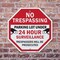 Signmission No Trespassing Parking Lot Under 24, 10 inch X 10 inch, Aluminum Metal Signs, 2PK OC-A-2PACK-10-115 - alternate 3