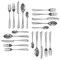 Megachef Gibbous 20 Piece Flatware Utensil Set, Stainless Steel Service for 4 in Matte Silver MCFW-GIBBOUS- MATTESILVER - alternate 4