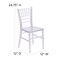 Flash Furniture Traditional Kids Chiavari Chair, 12 W 12" L 24.75 H LE-L-7K-CL-GG - alternate 7
