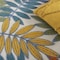 Homeroots 4' X 6' Ivory Yellow Orange Green And Blue Botanical Leaves Indoor Outdoor Area Rug 546660 - alternate 8