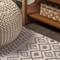 Jonathan Y Ifrane Berber Geometric Stripe Cream/Gray 3 ft. x 5 ft. Area Rug MOH301A-3 - alternate 2