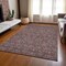 Homeroots 10' X 14' Merlot Gray And Taupe Floral Washable Indoor Outdoor Area Rug 582289 - alternate 4