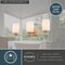 Vaxcel Park Ridge 3-Light Vanity Light, Champagne Gold, Frosted White Glass, 22-In. Wide W0572 - alternate 6