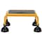 Vestil 9.5 H Steel Commercial Spring Loaded Rolling Ladder, 1 Steps LAD-1-Y - alternate 2