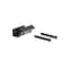 Quiet Glide 9.92 ft. Maple Contemporary Wheel Black Rolling Hook Removable Ladder, 12 ft. Rail QG.540-10MA-12-H.08 - alternate 4