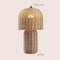 Jonathan Y Minna 22.5" Modern Coastal Woven Rattan Arched LED Table Lamp, Natural Brown JYL5702A - alternate 7