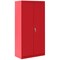 Sandusky Lee Combo Storage Cabinet, 72 in H, 36 in W, 24 in D, Swing, Keyed, Red, 4 Shelves CAC1362472-01 - alternate 4