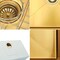 Homeroots 10in X 33in Gold Stainless Steel Undermount Kitchen Sink 719941 - alternate 7