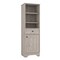 Homeroots 17" Light Gray Wood Freestanding Single Door Bathroom Vanity 543597 - alternate 1
