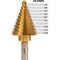 Neiko Titanium Step Drill Bit, High-Speed Alloy-Steel Bit, 10 Step Sizes from 1/4 Inch to 1 3/8 Inches 10194A - alternate 5
