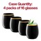 Smarty Had A Party 12 oz. Black with Gold Elegant Stemless Plastic Wine Glasses (64 Glasses), 64PK 3712-BK-G-CASE - alternate 8