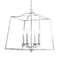 Jonathan Y Gloria 19" 4-light Metal LED Pendant, Chrome JYL7411A - alternate 1