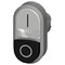 Siemens Twin pushbutton, 22 mm, round, metal, shiny, white: I, black: O 3SU1050-3BB61-0AK0-ZY19 - alternate 2