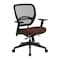 Space Seating 55 Series Air Grid and Mesh Office Chair, Icon Burgundy 5500SL-227 - alternate 1