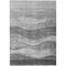 Homeroots 3' X 5' Gray And Charcoal Abstract Washable Indoor Outdoor Area Rug 604977 - alternate 4