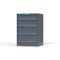 Strong Hold 4 drawer cabinet - (1x 6ft, 1x 8ft, 2x 10ft) - Blue accents - Keyed Alike S3044-PPAAS-0402FS - alternate 3