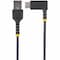 Startech.Com 6IN 15CM USB A TO C CHARGING CABLE RIGHT ANGLE - HEAVY DUTY FAST CHARGE USB-C CABLE - BLACK USB R2ACR-15C-USB-CABLE - alternate 4