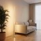 Jonathan Y Iris 59.5" LED Integrated Floor Lamp, Gold JYL7007B - alternate 7