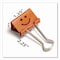 Officemate Smiling Face Binder Clips, Medium, Assorted Colors, 36PK 31095 - alternate 8