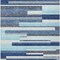 Homeroots 3' X 5' Blue Gray And Ivory Striped Washable Indoor Outdoor Area Rug 613260 - alternate 5
