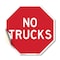 Signmission No Trucks, 10 Inch X 10 Inch, Vinyl Decal OC-D-10-267 - alternate 1