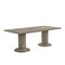 Homeroots 84" Gray Wood Double Pedestal Base Dining Table 631265 - alternate 5