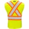 Ironwear Two-Tone Hi-Vis FR Safety Vest M Class 2 X Back, , Zipper 6 Pockets 1287FR-LZ-RD-X-MD - alternate 3
