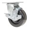 Vestil Phenolic Swivel With Brake Caster 5 In. Diameter x 2 In. Width 1000 Lb. Capacity Black CST-VE-5X2PH-SWB - alternate 6
